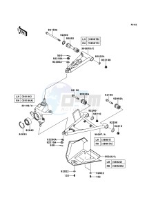 KVF750_4X4_EPS KVF750GCF EU GB drawing Front Suspension