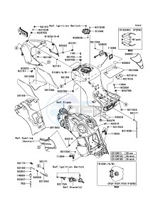 ZZR1400_ABS ZX1400FEF FR GB XX (EU ME A(FRICA) drawing Fuel Tank