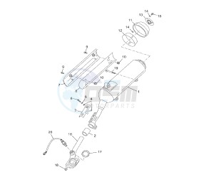 YP R X-MAX 125 drawing EXHAUST