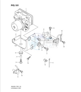 AN400Z drawing HYDRAULIC UNIT (AN400ZAL1 E19)