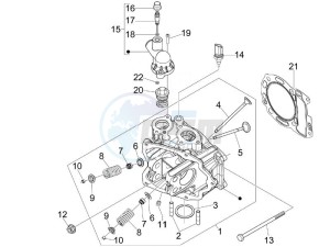 GTS 250 (EMEA, APAC) (AU, Eu, IL, J, Ri) drawing Head unit - Valve