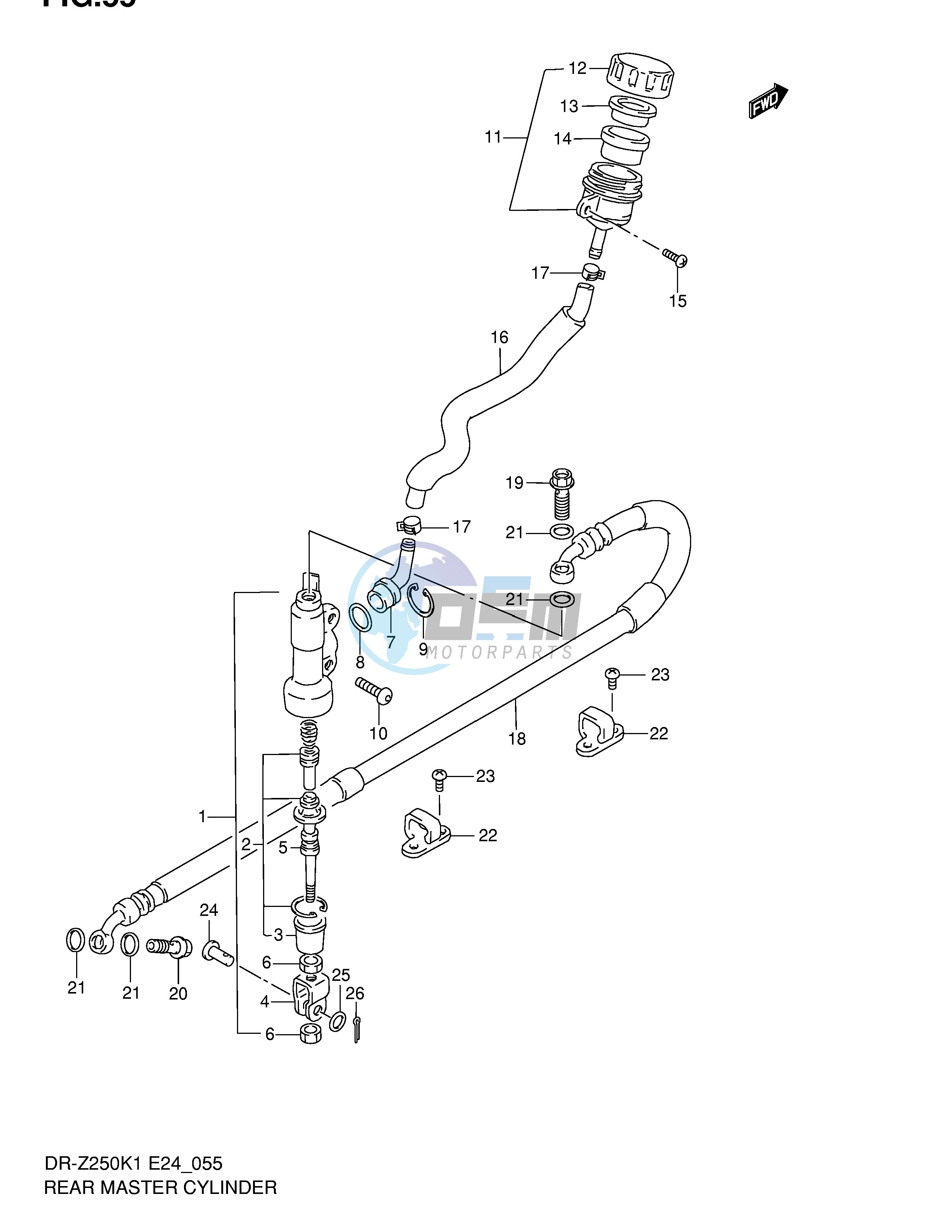 REAR MASTER CYLINDER