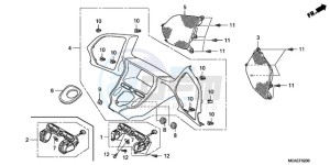 GL18009 Australia - (U) drawing METER PANEL