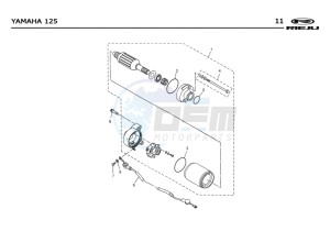 MRX-125-4T-BLUE drawing START ENGINE