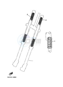 YZ250 (BCR6) drawing ALTERNATE FOR CHASSIS