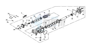 QUAD LANDER 300S drawing TRANSMISSION