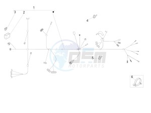 Liberty 50 4T Delivery 2012-14 drawing Main cable harness