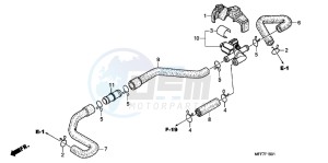 XL700VAB TRANSALP E drawing AIR INJECTION VALVE