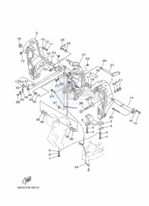 FL115AET1X drawing FRONT-FAIRING-BRACKET