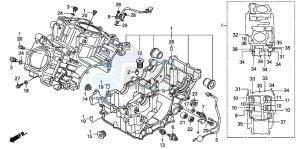 XL1000V drawing CRANKCASE