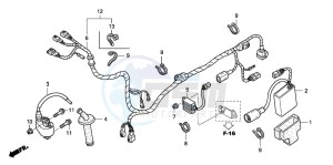 CRF450X drawing WIRE HARNESS