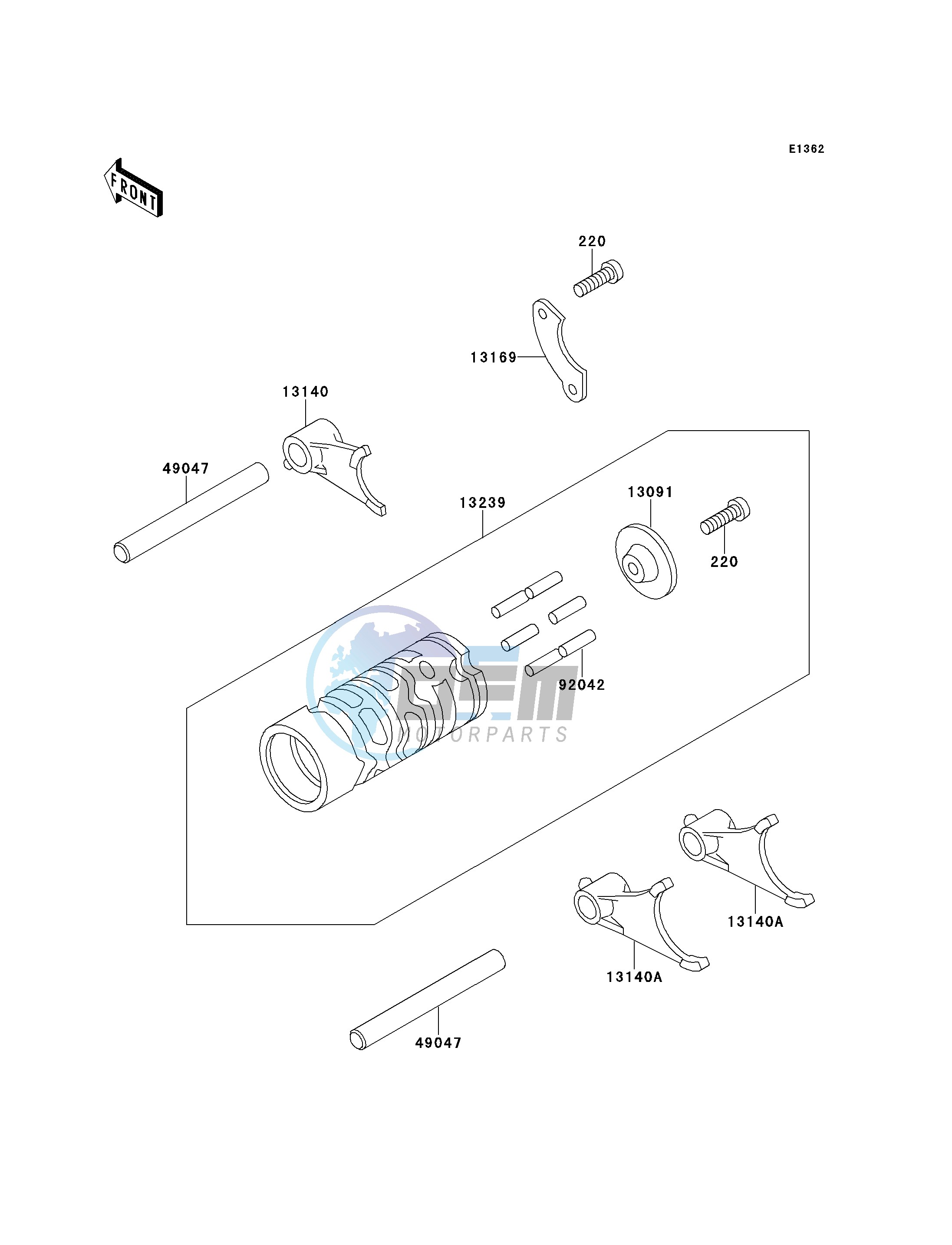 CHANGE DRUM_SHIFT FORK