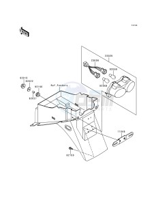 ZR 750 F [ZR-7] (F1) drawing TAILLIGHT-- S- -