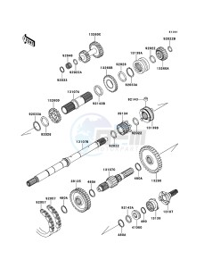 MULE 4010 TRANS 4x4 DIESEL KAF950G9F EU drawing Transmission