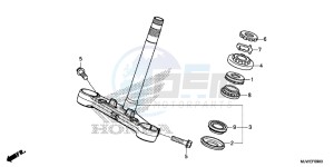 CBR500R England - (3ED) drawing STEERING STEM