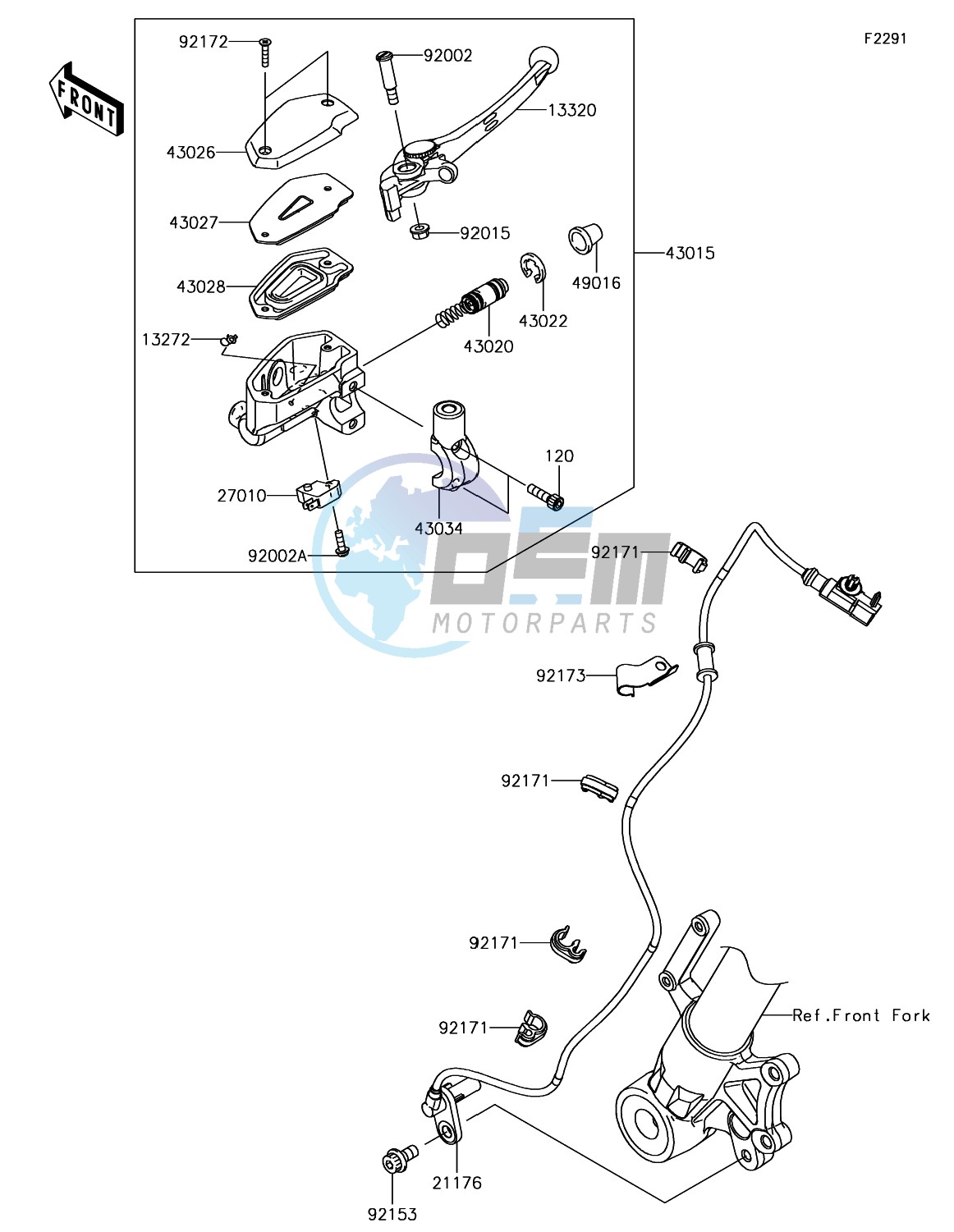 Front Master Cylinder