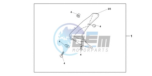 KNUCKLE VISOR SET