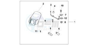 VT750DC SHADOW drawing CUSTOM SHIELD