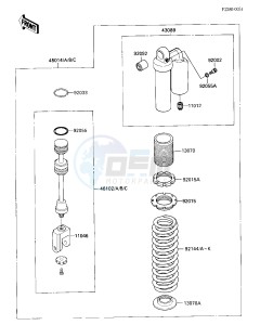 KX 80 L N [KX80] (L2-N3) [KX80] drawing SHOCK ABSORBER-- S- -