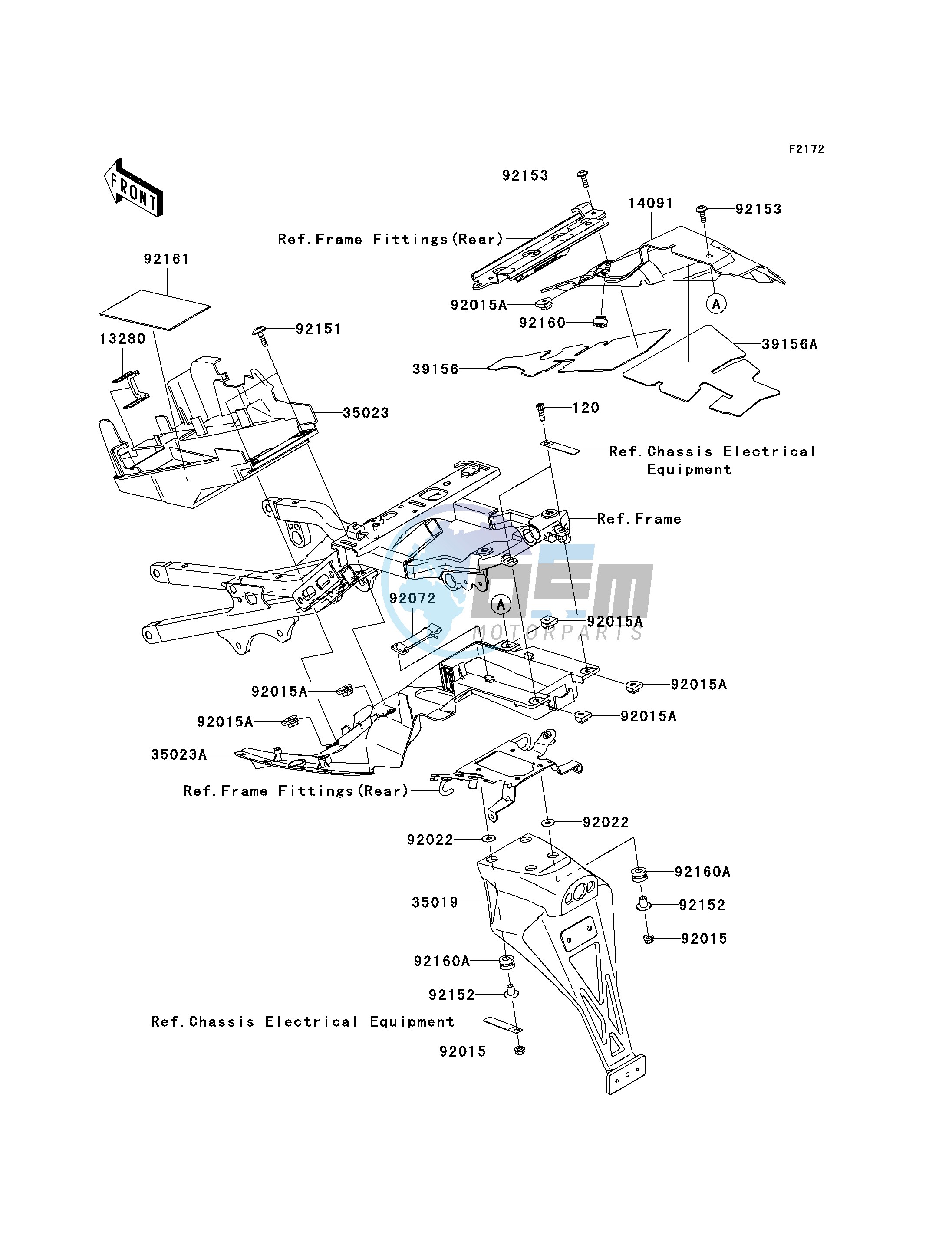 REAR FENDER-- S- -