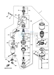 LZ150TXRD drawing STARTING-MOTOR