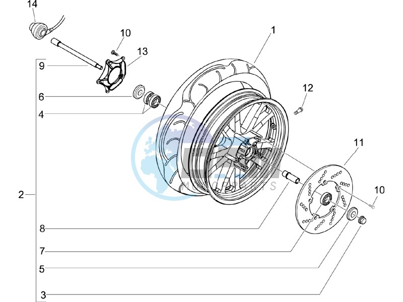 Front wheel