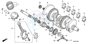 CBF1000T9 F / ABS CMF drawing CRANKSHAFT/PISTON