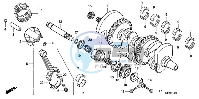 CRANKSHAFT/PISTON