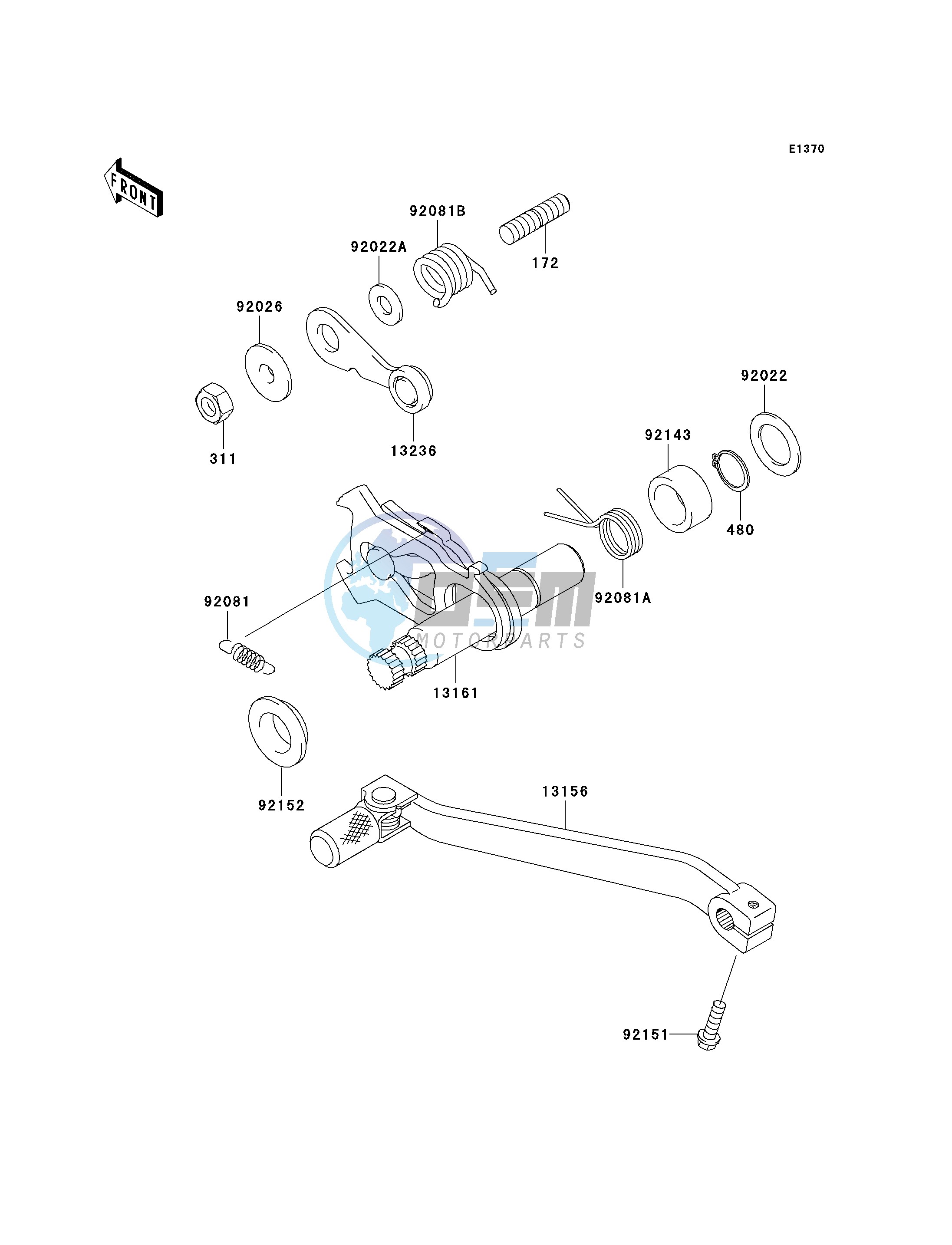 GEAR CHANGE MECHANISM