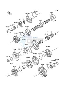 ZZR1200 ZX1200-C4H XX (EU ME A(FRICA) drawing Transmission