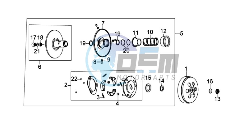 DRIVE PULLEY / V-BELT