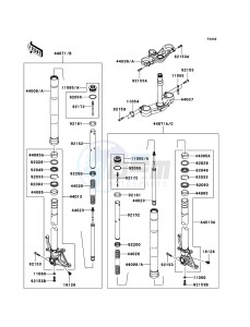 NINJA_ZX-6R ZX600P7F FR GB XX (EU ME A(FRICA) drawing Front Fork