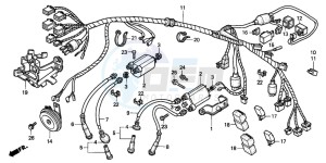 VT600CD 400 drawing WIRE HARNESS