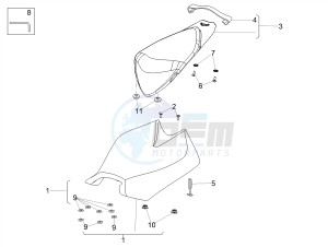 RSV4 1000 RR E4 ABS (EMEA, LATAM) drawing Saddle