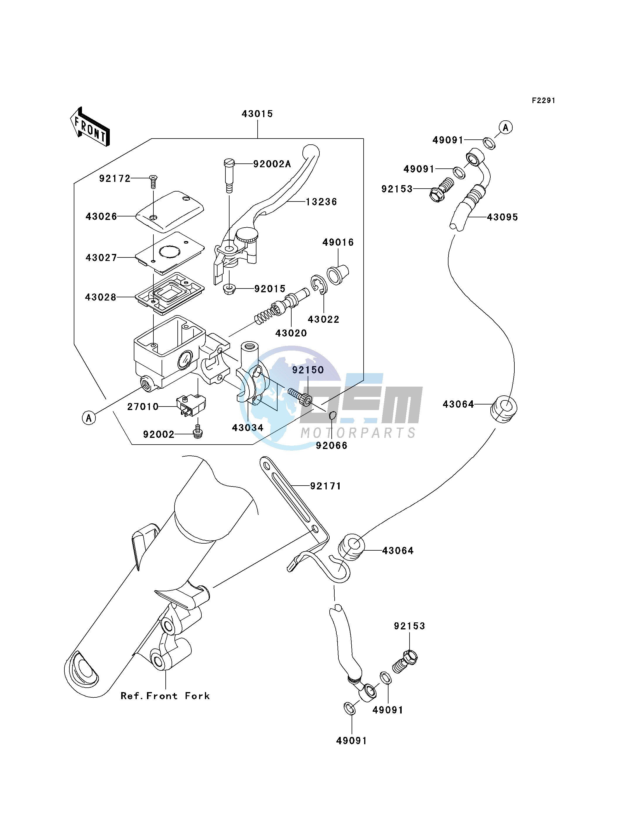 FRONT MASTER CYLINDER