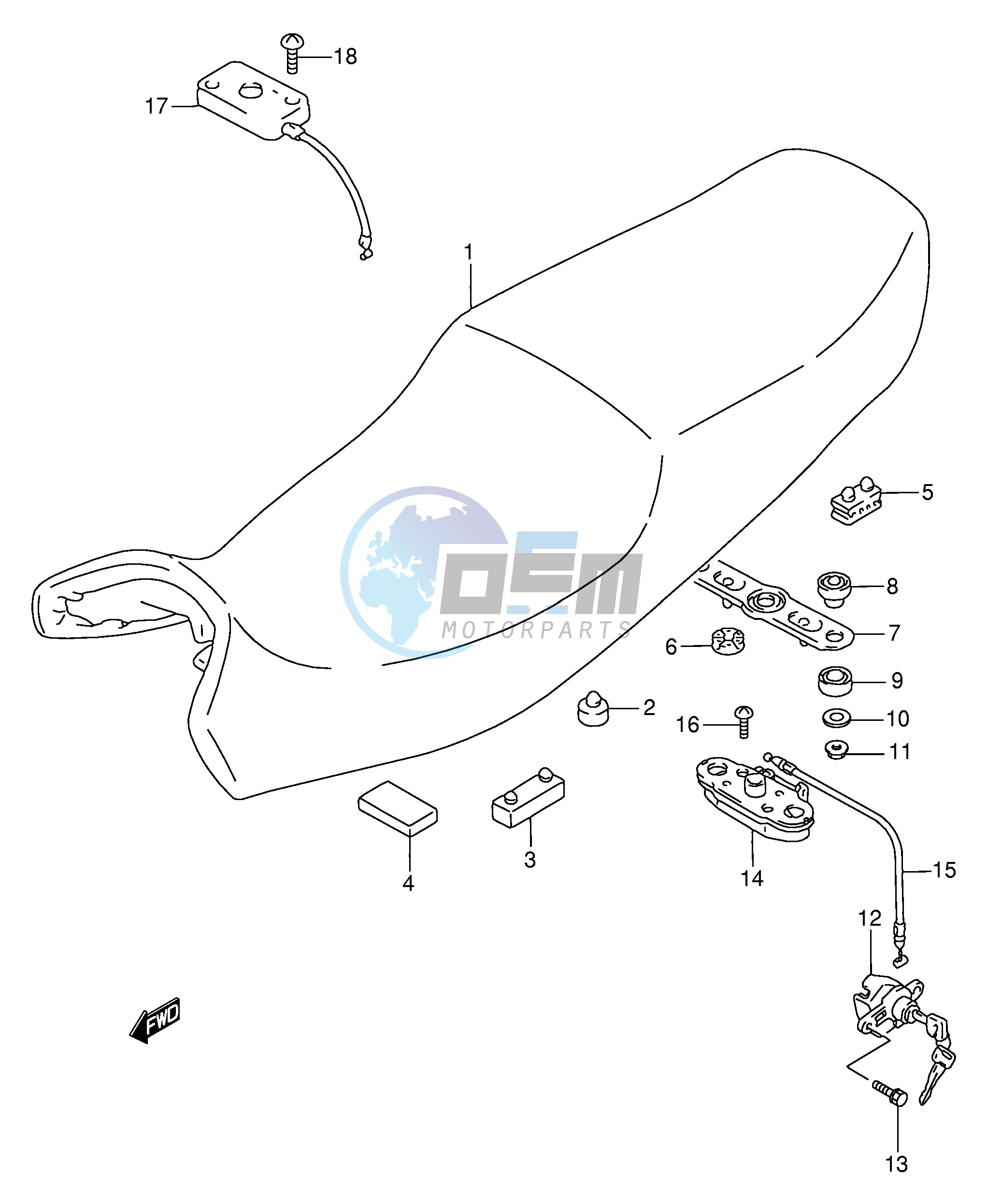 SEAT (MODEL K L M N P R)