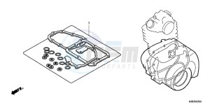 CRF125FE CRF125F Europe Direct - (ED) drawing GASKET KIT B