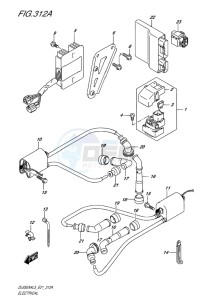 DL650X ABS V-STROM EU drawing ELECTRICAL