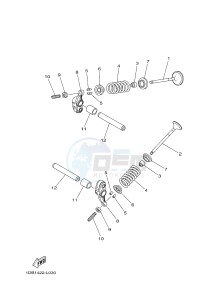 MW125 MW-125 TRICITY TRICITY 125 (2CM1 2CM5) drawing VALVE