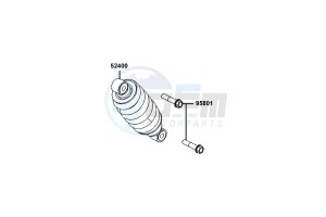 K-PIPE 50 drawing Rear Cushion