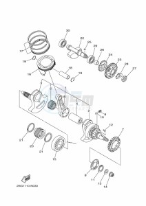 YFM700FWB KODIAK 700 (B6KJ) drawing CRANKSHAFT & PISTON