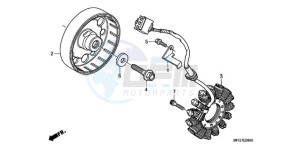 CB600FA39 France - (F / ABS CMF ST 25K) drawing GENERATOR