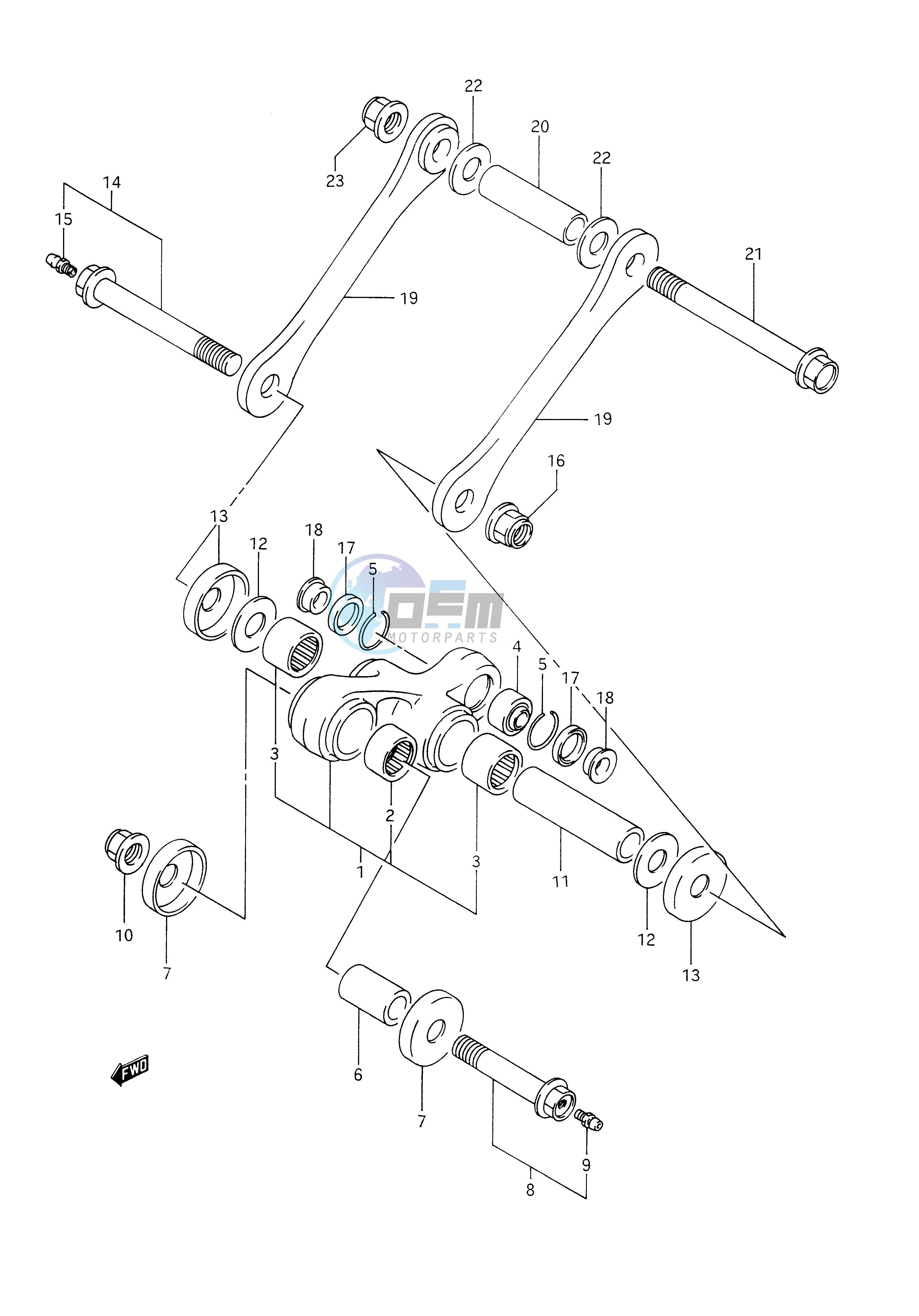 REAR CUSHION LEVER