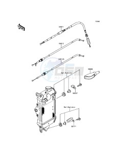 KLX250 KLX250SHF XX (EU ME A(FRICA) drawing Cables