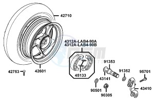 NEW DINK 50 Netherlands drawing Rear Wheel