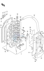 DF 115A drawing Cylinder Head