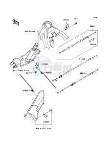 D-TRACKER_125 KLX125DDF XX (EU ME A(FRICA) drawing Cables