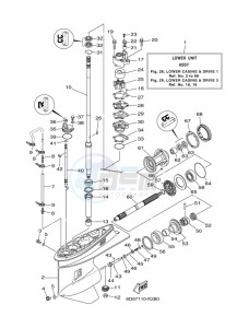 F80BETX drawing LOWER-CASING-x-DRIVE-1