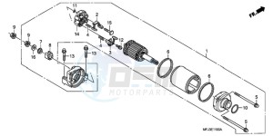 CBR600RR9 Europe Direct - (ED / MME SPC) drawing STARTING MOTOR