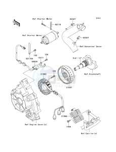 KVF 750 D [BRUTE FORCE 750 4X4I] (D8F-D9F) D9F drawing GENERATOR